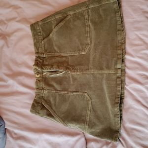 AE Olive Corduroy Skirt!!